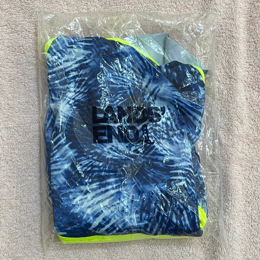 Land's End Girl's One-Piece Skirted Swimsuit - Picture 9 of 11